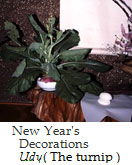 New Year's Decorations Udy( The turnip )